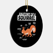 リス構造 セラミックオーナメント (右)