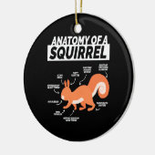 リス構造 セラミックオーナメント (左)