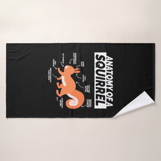 リス構造 バスタオル (バスタオル)