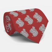 リス模様 ネクタイ (ロール)