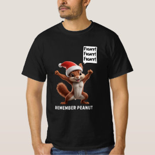 リス正義のピーナッツMAGAクリスマス Tシャツ