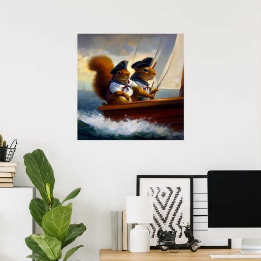 リス水兵 ポスター (ホームオフィス)