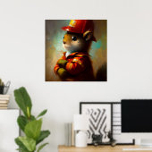 リス消防士 ポスター (ホームオフィス)