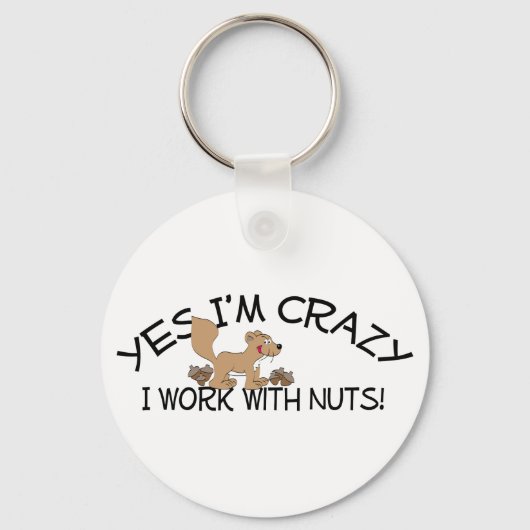 リス熱狂するル キーホルダー (正面)