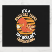 リス物だ ビールラベル (シングルラベル)