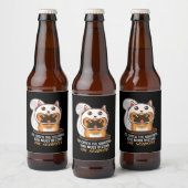 リス犬になる ビールラベル (ボトル)