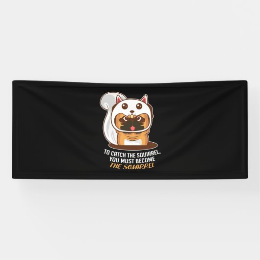 リス犬になる 横断幕 (横)