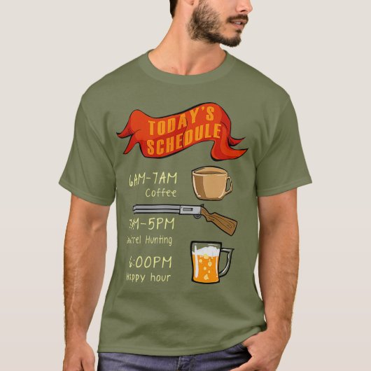 リス狩りアクセサリギアおもしろいトラッパ Tシャツ (正面)