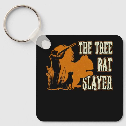 リス狩りツリーラットスレイヤーレトロリス キーホルダー (正面)