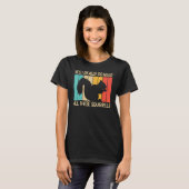 リス男性へル女性リスChipmunk 80s Tシャツ (正面フル)