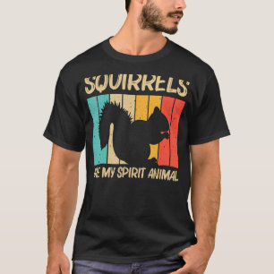 リス男性へル女性リスChipmunk 80s Tシャツ