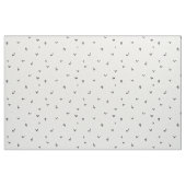 リス白黒パターン生地 ファブリック (ファットクウォーター)