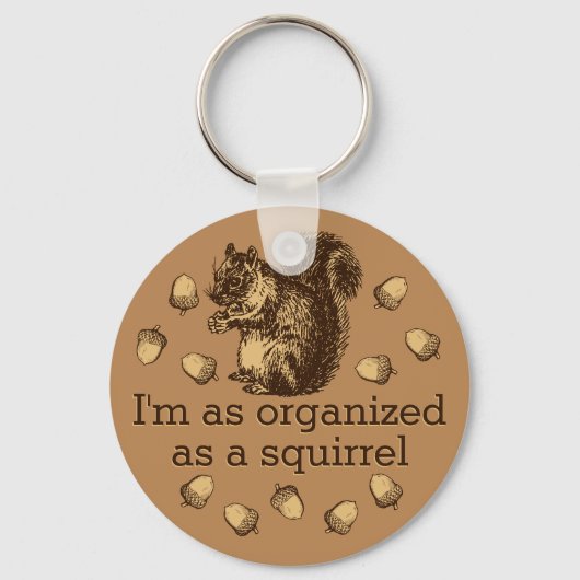 リス磁石のように組織されている キーホルダー (正面)