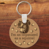 リス磁石のように組織されている キーホルダー (正面)