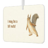 リス私はビットのナッツのカスタム文字 カーエアーフレッシュナー (左)