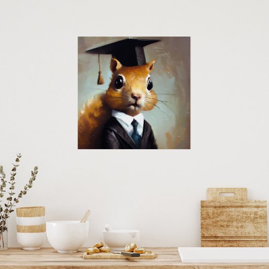 リス科 ポスター (キッチン)