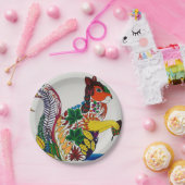 リス紙プレート ペーパープレート (パーティー)