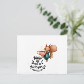 リス素晴らしル ポストカード (スタンド正面)