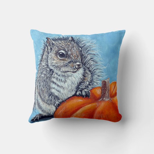 リス絵画カ クッション (裏面)