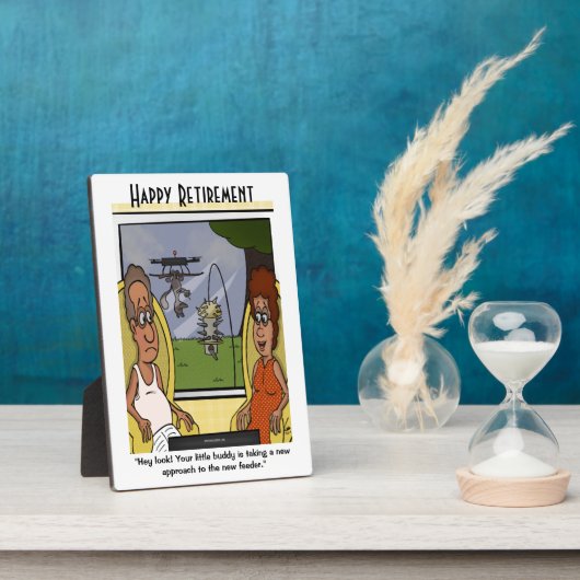 リス耐性退職記念碑 フォトプラーク (側面)