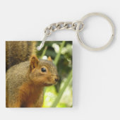 リス自然動物撮影ポートレート キーホルダー (裏面)