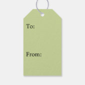 リス自然動物撮影ポートレート ギフトタグ (裏面)