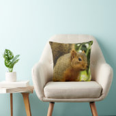 リス自然動物撮影ポートレート クッション (椅子)