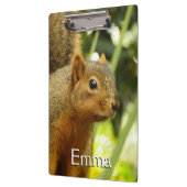 リス自然動物撮影ポートレート クリップボード (左)