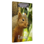リス自然動物撮影ポートレート クリップボード (右)