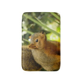 リス自然動物撮影ポートレート バスマット (正面縦)