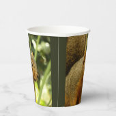 リス自然動物撮影ポートレート 紙コップ (右)