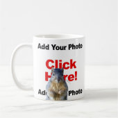 リス製のフォトボムカスタムを追加する写真を追加する コーヒーマグカップ (左)