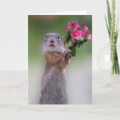 リス記念日 カード (正面)