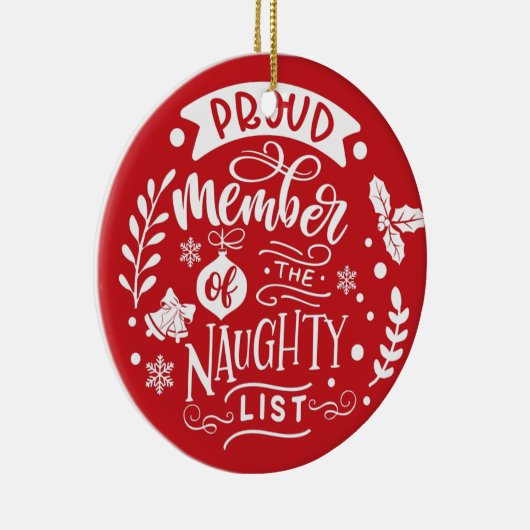 リス誇りを持ったトのメいけなンバ |写真おもしろい セラミックオーナメント (右)