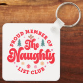 リス誇りを持ったト部のいけなクリスマス キーホルダー (裏面)