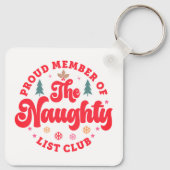 リス誇りを持ったト部のいけなクリスマス キーホルダー (裏面)