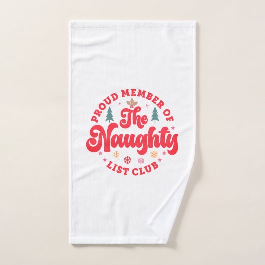 リス誇りを持ったト部のいけなクリスマス バスタオルセット (ハンドタオル)