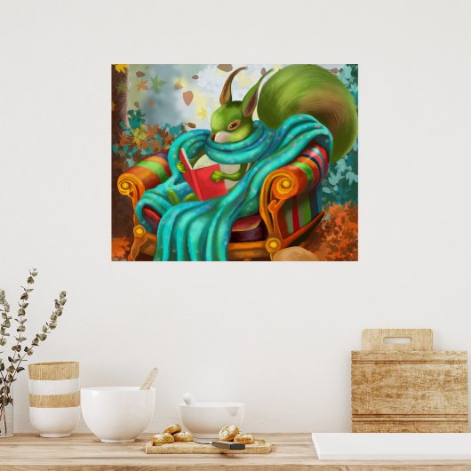 リス読リス ポスター (キッチン)