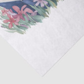 リス読ルの本が花で囲まれている 薄葉紙 (詳細)