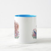 リス読ルの花壇の本 マグカップ (中央)