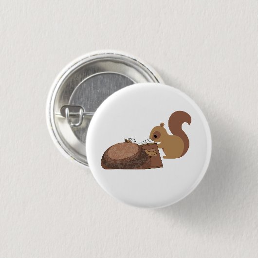 リス読ル 缶バッジ (正面&裏面)