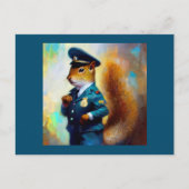 リス警官 ポストカード (正面)