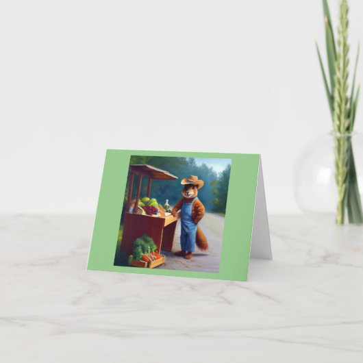 リス農家道端スタンド カード (正面)