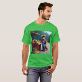 リス農家道端スタンド Tシャツ (正面フル)