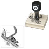 リス野生動物ヴィンテージイラストレーション ラバースタンプ (押印)