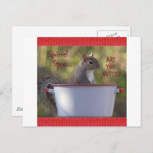 リス鍋 … あなたたち、気がおかしいの?!? ポストカード (正面/裏面)