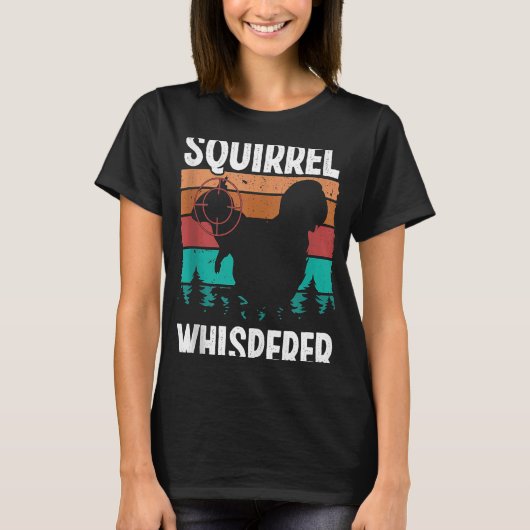 リス除去技術者ヴィンテージリスWhisp Tシャツ (正面)