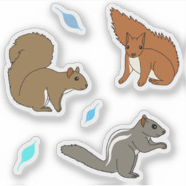 リス離れブルー シール