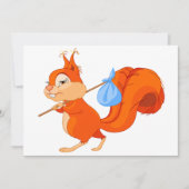 リス離れルのホーム招待状 招待状 (正面)