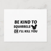 リス類 ポストカード (正面)